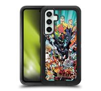 Head Case Designs sous Licence Officielle Justice League DC Comics #100 Variante Art Bande dessinée Teen Titans Étui Antichoc Ultra-Blindé Compatible avec Samsung Galaxy S23 FE 5G