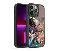 Head Case Designs sous Licence Officielle Justice League DC Comics #34 Group Couvertures de Bande dessinée Coque en Gel renforcée [Protection de Qualité Militaire] Compatible avec Apple iPhone 13 Pro