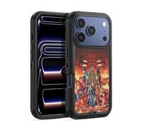 Head Case Designs sous Licence Officielle Justice League DC Comics #4 Sons of Trigon Art Bande dessinée Teen Titans Étui Antichoc Ultra-Blindé Compatible avec Apple iPhone 17 Pro Max