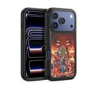 Head Case Designs sous Licence Officielle Justice League DC Comics #4 Sons of Trigon Art Bande dessinée Teen Titans Étui Antichoc Ultra-Blindé Compatible avec Apple iPhone 17 Pro