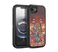Head Case Designs sous Licence Officielle Justice League DC Comics #4 Sons of Trigon Art Bande dessinée Teen Titans Étui Antichoc Ultra-Blindé Compatible avec Apple iPhone 16e / iPhone 17e