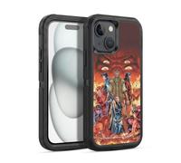 Head Case Designs sous Licence Officielle Justice League DC Comics #4 Sons of Trigon Art Bande dessinée Teen Titans Étui Antichoc Ultra-Blindé Compatible avec Apple iPhone 15