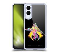 Head Case Designs sous Licence Officielle Justice League DC Comics Aquaman Icônes Électriques Foncés Coque en Gel [Protection de Qualité Militaire] Compatible avec Samsung Galaxy S25 Edge