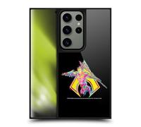 Head Case Designs sous Licence Officielle Justice League DC Comics Aquaman Icônes Électriques Foncés Coque en Gel renforcée [Qualité Militaire] Compatible avec Samsung Galaxy S24 Ultra 5G