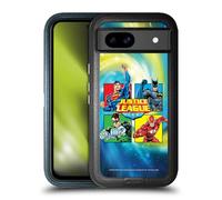 Head Case Designs sous Licence Officielle Justice League DC Comics Box Équipe Suprême Étui Antichoc Ultra-Blindé Compatible avec Google Pixel 8a