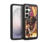 Head Case Designs sous Licence Officielle Justice League DC Comics Chevaliers démoniaques d'Etrigan Art De La Bande Dessinée Sombre Étui Antichoc Ultra-Blindé Compatible avec Samsung Galaxy S26 Plus