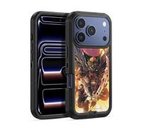 Head Case Designs sous Licence Officielle Justice League DC Comics Chevaliers démoniaques d'Etrigan Art De La Bande Dessinée Sombre Étui Antichoc Ultra-Blindé Compatible avec Apple iPhone 17 Pro Max