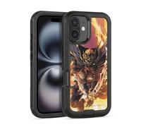 Head Case Designs sous Licence Officielle Justice League DC Comics Chevaliers démoniaques d'Etrigan Art De La Bande Dessinée Sombre Étui Antichoc Ultra-Blindé Compatible avec Apple iPhone 16