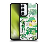 Head Case Designs sous Licence Officielle Justice League DC Comics Classic Pattern Green Arrow Comic Art Coque en Gel renforcée [Protection de Qualité Militaire] Compatible avec Samsung Galaxy A55 5G