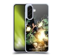 Head Case Designs sous Licence Officielle Justice League DC Comics Constantin et Zatanna Art De La Bande Dessinée Sombre Coque en Gel [Qualité Militaire] Compatible avec Samsung Galaxy A36 5G