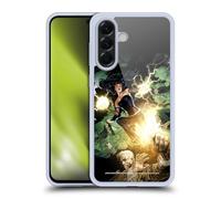 Head Case Designs sous Licence Officielle Justice League DC Comics Constantin et Zatanna Art De La Bande Dessinée Sombre Coque en Gel [Qualité Militaire] Compatible avec Samsung Galaxy A56 5G