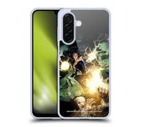 Head Case Designs sous Licence Officielle Justice League DC Comics Constantin et Zatanna Art De La Bande Dessinée Sombre Coque en Gel [Qualité Militaire] Compatible avec Samsung Galaxy A26 5G