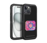 Head Case Designs sous Licence Officielle Justice League DC Comics Cyborg Icônes Électriques Foncés Étui Antichoc Ultra-Blindé Compatible avec Apple iPhone 15