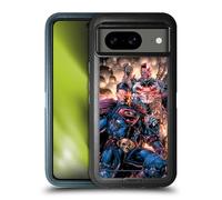 Head Case Designs sous Licence Officielle Justice League DC Comics Dark Nights Métal #3 Couverture de Bande dessinée Cyborg Étui Antichoc Ultra-Blindé Compatible avec Google Pixel 8