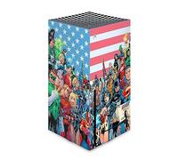 Head Case Designs sous Licence Officielle Justice League DC Comics De l'Amérique #1 Couvertures de Bande dessinée Vinyle Autocollant De Jeu Peau Autocollant Compatible avec Xbox Series X Console