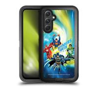 Head Case Designs sous Licence Officielle Justice League DC Comics Defenders of Earth Équipe Suprême Étui Antichoc Ultra-Blindé Compatible avec Samsung Galaxy A54 5G
