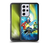 Head Case Designs sous Licence Officielle Justice League DC Comics Defenders of Earth Équipe Suprême Étui Antichoc Ultra-Blindé Compatible avec Samsung Galaxy S21 Ultra 5G