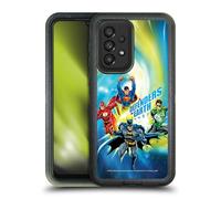 Head Case Designs sous Licence Officielle Justice League DC Comics Defenders of Earth Équipe Suprême Étui Antichoc Ultra-Blindé Compatible avec Galaxy A33 5G (2022)