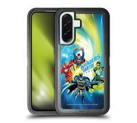 Head Case Designs sous Licence Officielle Justice League DC Comics Defenders of Earth Équipe Suprême Étui Antichoc Ultra-Blindé Compatible avec Samsung Galaxy A36 5G