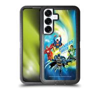 Head Case Designs sous Licence Officielle Justice League DC Comics Defenders of Earth Équipe Suprême Étui Antichoc Ultra-Blindé Compatible avec Samsung Galaxy S25+