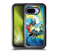 Head Case Designs sous Licence Officielle Justice League DC Comics Defenders of Earth Équipe Suprême Étui Antichoc Ultra-Blindé Compatible avec Google Pixel 9A