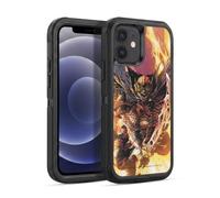 Head Case Designs sous Licence Officielle Justice League DC Comics Etrigan Demon Knights Art De La Bande Dessinée Sombre Étui Antichoc Ultra-Blindé Compatible avec Apple iPhone 12 / iPhone 12 Pro