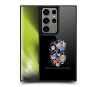 Head Case Designs sous Licence Officielle Justice League DC Comics Héros Tête Graphiques Électriques Foncés Coque en Gel renforcée [Qualité Militaire] Compatible avec Samsung Galaxy S24 Ultra 5G