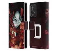 Head Case Designs sous Licence Officielle Justice League DC Comics Homme Mort #1 Art De La Bande Dessinée Sombre Étui Portefeuille en Cuir Compatible avec Galaxy A52 / A52s / 5G (2021)