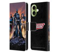 Head Case Designs sous Licence Officielle Justice League DC Comics Icônes Trinité Couvertures de Bande dessinée Étui Portefeuille en Cuir Compatible avec Apple iPhone 17