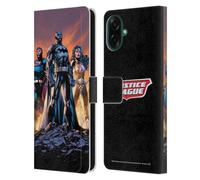 Head Case Designs sous Licence Officielle Justice League DC Comics Icônes Trinité Couvertures de Bande dessinée Étui Portefeuille en Cuir Compatible avec Samsung Galaxy A07