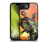 Head Case Designs sous Licence Officielle Justice League DC Comics New 52 Vol. 1 Green Arrow Comic Art Coque en Gel renforcée [Qualité Militaire] Compatible avec Apple iPhone 16e / iPhone 17e