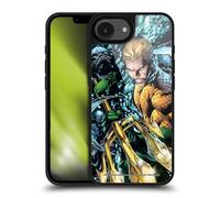 Head Case Designs sous Licence Officielle Justice League DC Comics New 52 Vol 7#1 Aquaman Comic Book Cover Coque en Gel renforcée [Qualité Militaire] Compatible avec Apple iPhone 16e / iPhone 17e
