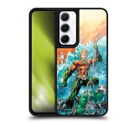 Head Case Designs sous Licence Officielle Justice League DC Comics Nouveau 52#4 Aquaman Couverture de Bande Dessinée Coque en Gel renforcée [Qualité Militaire] Compatible avec Samsung Galaxy A55 5G