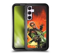Head Case Designs sous Licence Officielle Justice League DC Comics Nouveau 52 Vol. 1 Art De La Bande Dessinée Flèche Verte Étui Antichoc Ultra-Blindé Compatible avec Samsung Galaxy A35 5G