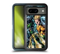 Head Case Designs sous Licence Officielle Justice League DC Comics Nouveau 52 Vol 7#1 Aquaman Couverture de Bande Dessinée Étui Antichoc Ultra-Blindé Compatible avec Google Pixel 8