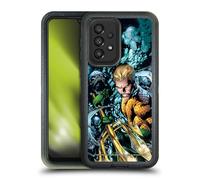 Head Case Designs sous Licence Officielle Justice League DC Comics Nouveau 52 Vol 7#1 Aquaman Couverture de Bande Dessinée Étui Antichoc Ultra-Blindé Compatible avec Galaxy A33 5G (2022)