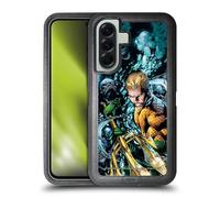 Head Case Designs sous Licence Officielle Justice League DC Comics Nouveau 52 Vol 7#1 Aquaman Couverture de Bande Dessinée Étui Antichoc Ultra-Blindé Compatible avec Samsung Galaxy A56 5G