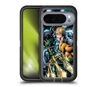 Head Case Designs sous Licence Officielle Justice League DC Comics Nouveau 52 Vol 7#1 Aquaman Couverture de Bande Dessinée Étui Antichoc Ultra-Blindé Compatible avec Google Pixel 10 Pro XL