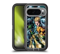 Head Case Designs sous Licence Officielle Justice League DC Comics Nouveau 52 Vol 7#1 Aquaman Couverture de Bande Dessinée Étui Antichoc Ultra-Blindé Compatible avec Google Pixel 10