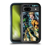 Head Case Designs sous Licence Officielle Justice League DC Comics Nouveau 52 Vol 7#1 Aquaman Couverture de Bande Dessinée Étui Antichoc Ultra-Blindé Compatible avec Google Pixel 8a