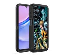 Head Case Designs sous Licence Officielle Justice League DC Comics Nouveau 52 Vol 7#1 Aquaman Couverture de Bande Dessinée Étui Antichoc Ultra-Blindé Compatible avec Samsung Galaxy A15
