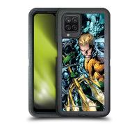 Head Case Designs sous Licence Officielle Justice League DC Comics Nouveau 52 Vol 7#1 Aquaman Couverture de Bande Dessinée Étui Antichoc Ultra-Blindé Compatible avec Samsung Galaxy A12 (2020)