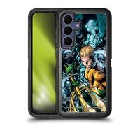 Head Case Designs sous Licence Officielle Justice League DC Comics Nouveau 52 Vol 7#1 Aquaman Couverture de Bande Dessinée Étui Antichoc Ultra-Blindé Compatible avec Samsung Galaxy S25 FE