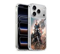 Head Case Designs sous Licence Officielle Justice League DC Comics Rebirth Trinity #1 Comic Book Covers Coque en Gel [Qualité Militaire] Compatible avec Apple iPhone 17 Pro Et Compatible avec MagSafe