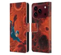 Head Case Designs sous Licence Officielle Justice League DC Comics The Atom Autres Membres Bande dessinée Étui Portefeuille en Cuir Compatible avec Apple iPhone 18 Pro