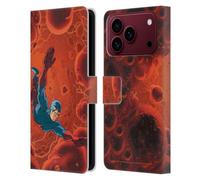 Head Case Designs sous Licence Officielle Justice League DC Comics The Atom Autres Membres Bande dessinée Étui Portefeuille en Cuir Compatible avec Apple iPhone 18 Pro Max