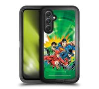 Head Case Designs sous Licence Officielle Justice League DC Comics Vert Équipe Suprême Étui Antichoc Ultra-Blindé Compatible avec Samsung Galaxy A54 5G