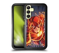 Head Case Designs sous Licence Officielle Justice League DC Comics Vol 1 Aller de l'avant Couverture de la Bande dessinée Flash Étui Antichoc Ultra-Blindé Compatible avec Samsung Galaxy A25 5G