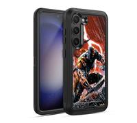 Head Case Designs sous Licence Officielle Justice League DC Comics Vol. 1 Dieux de la Guerre Art De La Bande Dessinée Coup De Mort Étui Antichoc Ultra-Blindé Compatible avec Samsung Galaxy S23 5G