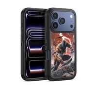 Head Case Designs sous Licence Officielle Justice League DC Comics Vol. 1 Dieux de la Guerre Art De La Bande Dessinée Coup De Mort Étui Antichoc Ultra-Blindé Compatible avec Apple iPhone 17 Pro Max